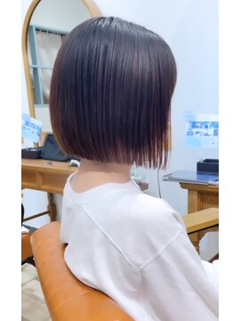 アイル(I'll) ナチュラルボブ×ミニボブ 髪質改善縮毛矯正ヘイリ―ボブ20代