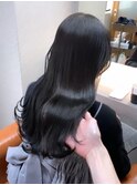 ブルーグレージュ×艶髪