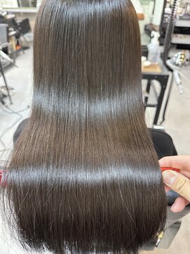 アンス(ans) 髪質改善トリートメント×オリーブグレージュ