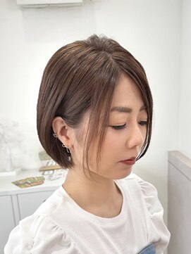 スイ(suiw) リュクスグレー大人ボブ【suiw】昭和町/天王寺/阿倍野
