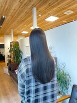 アパートメントヘアー&nbsp;髪質改善ヘアカラーロング艶々
