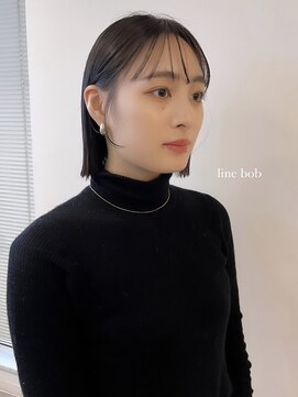 ユーフォリア 青山(Euphoria) 切りっぱなしあごラインボブ　【担当神野】