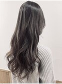 ハイライト白髪ぼかし