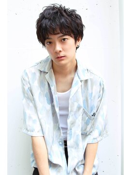 マルフェ 天王寺(marfe) 【marfe】メンズショート＿マッシュ＿メンズパーマ＿黒髪