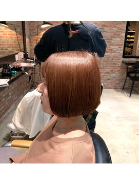 オーガニック アトリエ 大宮(organic+atelier) 20代30代ミニボブココアブラウン小顔美肌ストレート丸み