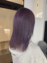 ナンバー 竪町(number+)&nbsp;透明感抜群♪20代30代ダブルカラーブリーチオディープラベンダー