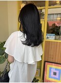 〈浅草 半個室〉地毛風ブラック/時短レイヤー