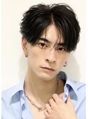 ニュアンスセンターパートシースルーバング