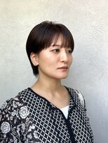 ランプヘアーデザイン(LAMP HAIR DESIGN)&nbsp;【大森 智博】丸みショート/ブラウンベージュ