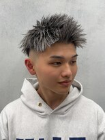 ルースト 西院店(ROOST)&nbsp;ホワイトハイライトジェットモヒカン