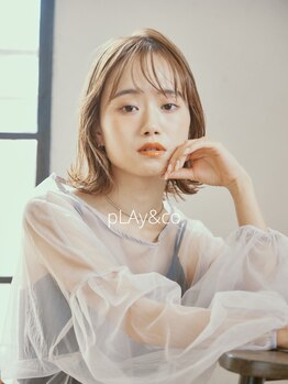プレイアンドコー 日立店(pLAy&co)の写真/毎日のスタイリングが楽になるカットは【pLAy&co】にお任せください！綺麗なヘアスタイルが長続き♪