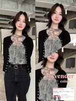 コンマ(,) ラベンダー