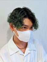 クレアメンズ 横浜能見台(CREA men's)&nbsp;横浜メンズスパイラルパーマセンターパート常田大希メンズパーマ