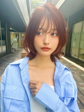 リークフー(Ree cu fuu) レイヤーカットレイヤー透明感カラーシースルーバング