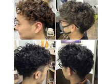 メンズパーマ[下北沢/ヘナ/白髪染め/縮毛矯正/メンズ/フェード] 