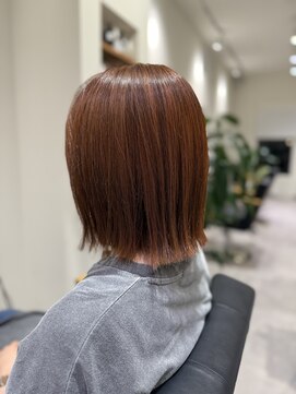 オレンジ外ハネボブ