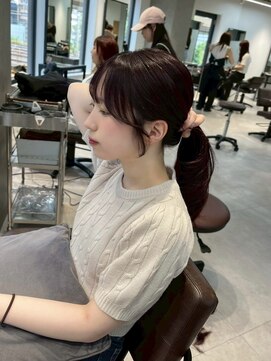 シェノン 梅田(CHAINON) 梅田/クラゲヘアー/オリーブグレー/小顔/ココアベージュ