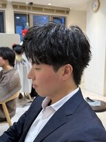 アイトーキョー 横浜(AI TOKYO) 今流行りの襟足残しアップバングスタイル