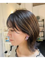 ダダ ヘアサロン(DADA Hair Salon)&nbsp;ミディアムレイヤー外ハネ