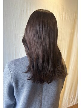 ココカラヘアー ニコ(cococara hair nico) アッシュグレー/ミディアムレイヤー/前髪あり