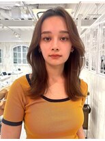 レイラバイアフロート 吉祥寺(Lila by afloat)&nbsp;くびれヘア/韓国ヘア/フェイスレイヤー/ブラウンベージュ