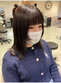 顔まわりレイヤー×透明感カラー