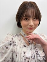 スイ オモテサンドウ(Sui OMOTESANDO)&nbsp;柔らかベージュショートボブ