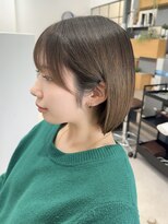 アルブル ヘアー デザイン(arbre hair design)&nbsp;サイドバング×耳掛けボブ♪