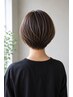 【ブリーチあり】白髪ぼかしハイライト+髪質改善カラー￥23100