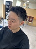 アップバング　刈り上げ