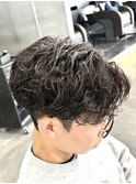 シャドウパーマ×マッシュ