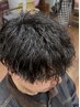 【メンズ限定】カット&パーマ&マイクロバブル　￥11550