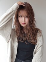 ロンドロゼ 池袋(Lond rose) ♪ オリーブベージュ/レイヤーカット/顔周りレイヤー/シースルー