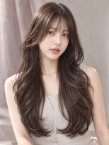 モト 船橋(moto)&nbsp;韓国アイドル風スーパーロングレイヤー艶髪チョコブラウン船橋