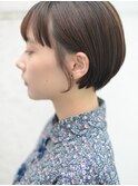大人かわいい小顔[丸み センシュアルショート/ミニマムボブ]