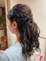 グラードヘアー(Grado hair) ハーフアップヘアアレンジ