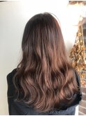 Aimee 町田 チョコレートブラウン×波ロング