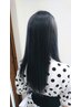 【長持ち髪質改善】縮毛矯正＋カット＋トリートメント14種　￥25000→￥24500
