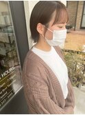 切りっぱなしボブ ♪