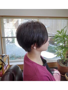 ヘアーギャラリー インディ(hair gallery indy) ハンサムショート　刈り上げ女子