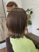 ライフ 四条畷店(Lyfe)&nbsp;シアミルクティーソフトウルフ_アースカラーくびれヘア_193