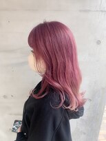 アッシュタカサキ(ash takasaki)&nbsp;ミルクティーベージュダブルカラーインナーカラーケアブリーチ