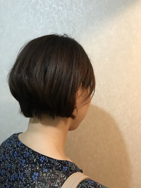 似合わせショート　丸みショート　30代40代50代