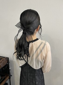 ロットアニバース(lott annibirth) 【髪質改善】タイト×ゆるふわローポニー@SARASA