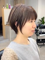 トト 船橋店(toto.)&nbsp;黒髪/グレーベージュ/レイヤーロング/前髪パーマ[西船橋/津田沼]