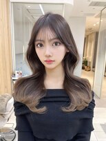 アフロートリノ(AFLOAT Leino) 大人可愛い韓国くびれヘア レイヤーカット 顔まわり前髪カット