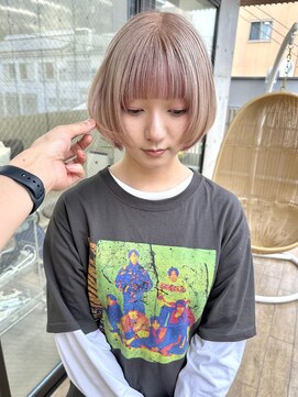 オプス 大名店(Ops) ミルクティー×ピンクベージュ