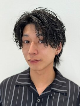 オーシャントーキョー 仙台(OCEAN TOKYO) 波巻きスパイラルパーママッシュ韓国ツーブロックセンターパート