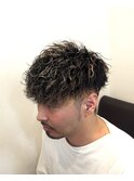 ツイストスパイラル×メッシュ／ニュアンスパーマ