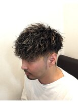 クフィア メンズヘアー カンポ 天王寺店(CUFFIA MEN'SHAIR CAMPO)&nbsp;ツイストスパイラル×メッシュ／ニュアンスパーマ